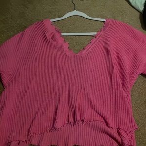 Pink sweater